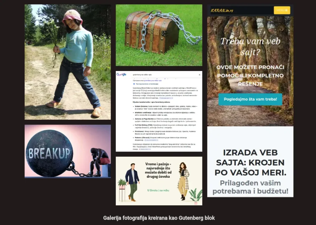 WordPress galerije fotografija